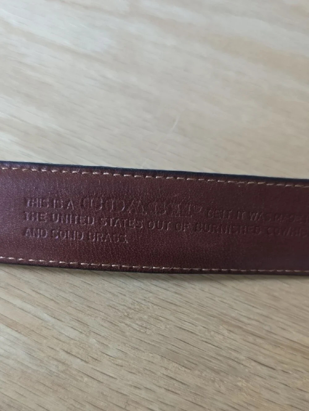 Coach Black Leather Belt with Gold Buckle